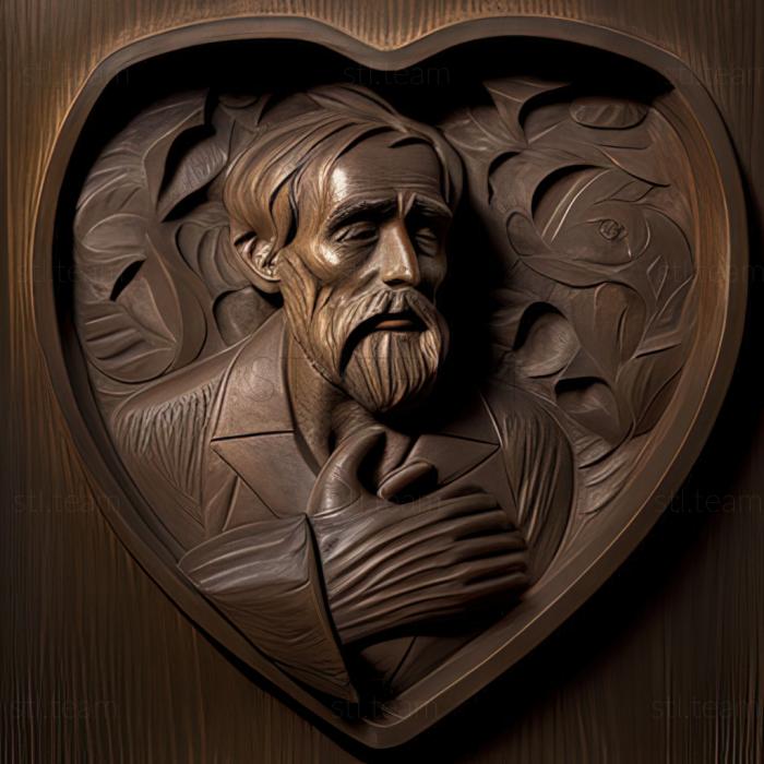 3D модель Серце темряви Джозеф Конрад 1899 (STL)